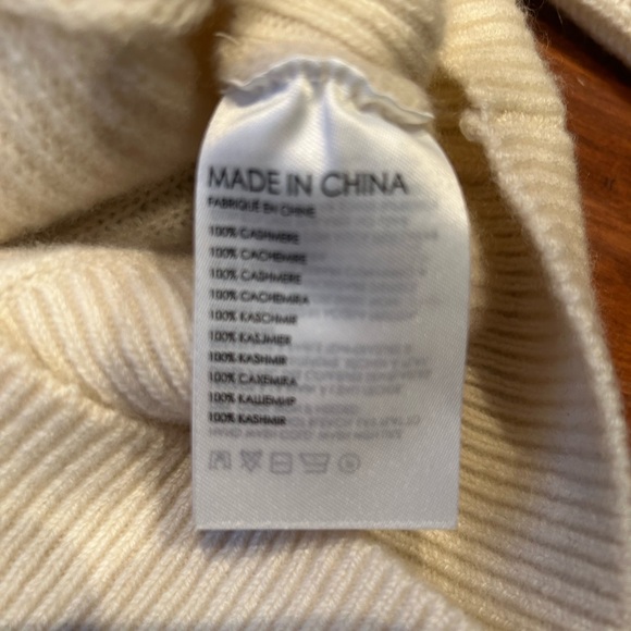 CLUB MONACO Cross Front Cashmere Sweater - Picture 6 of 7